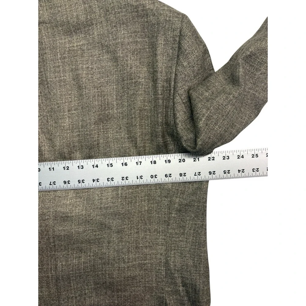 Jack‎ Victor 40R Gray Blazer Jacket Sport Suit Coat 100% Bamboo Italian Fabric